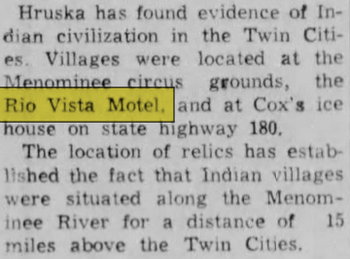 Rio Vista Motel - Jun 26 1954 Article